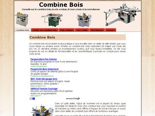 Combine Bois - Machines qui permettent le travail du bois - Combinebois.com
