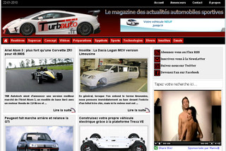 Aperçu visuel du site http://www.turbauto.fr/