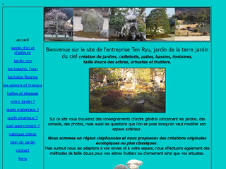 Aperçu visuel du site http://www.tenryu-bernie.com/