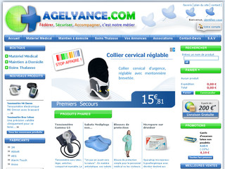 Aperçu visuel du site http://www.agelyance.com
