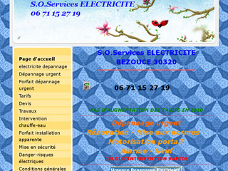 SOServices Electricité  - Serge30320.jimdo.com