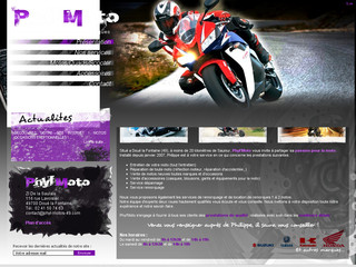 Aperçu visuel du site http://www.phyl-motos-49.com