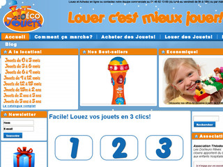 Aperçu visuel du site http://www.ecojouets.fr