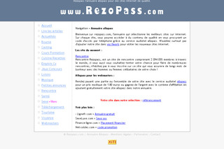 Rezopass.com : Annuaire Site Audiotel