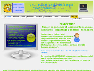 Aperçu visuel du site http://www.pandepanne.fr