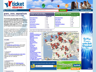 Aperçu visuel du site http://www.ticketobserver.fr