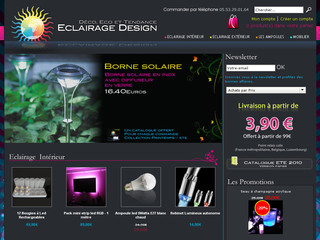Aperçu visuel du site http://www.eclairage-design.com