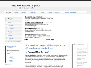 Aperçu visuel du site http://www.nos-services.com