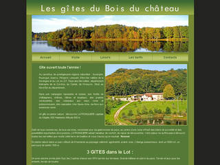 Gite Les bois du Château dans le Lot - Gite-lot.net