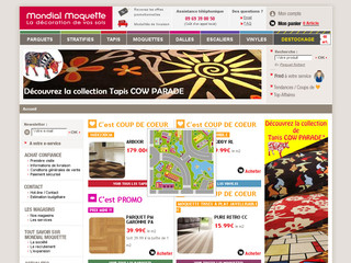 Aperçu visuel du site http://www.mondialmoquette.fr