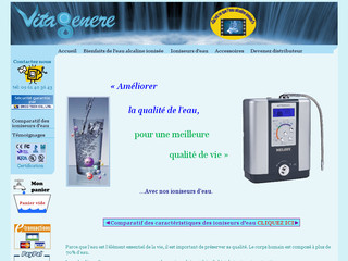 Vitagenere.com - Vente d'Ioniseurs d'eau
