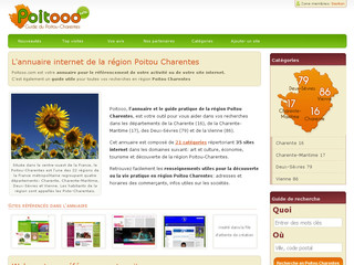 Annuaire de la région Poitou-Charentes - Poitooo.com