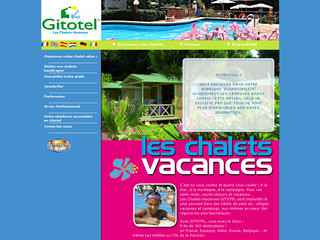 Gitotel : location chalets, bungalows, mobil home en camping