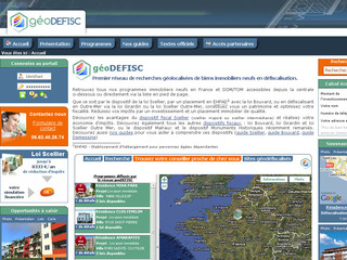 Aperçu visuel du site http://www.geodefisc.fr/