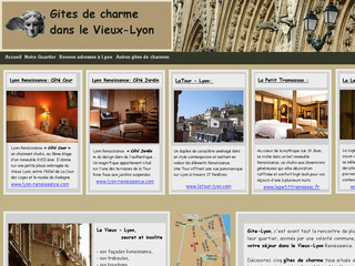 Gites de charme et appartement d'hôtes dans le Vieux Lyon - Gite-lyon.com