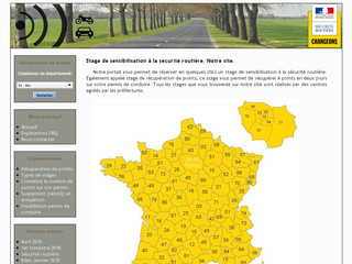 Aperçu visuel du site http://www.stage-de-sensibilisation.fr