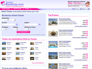 Hôtel en Tunisie avec Tunisiebooking.com