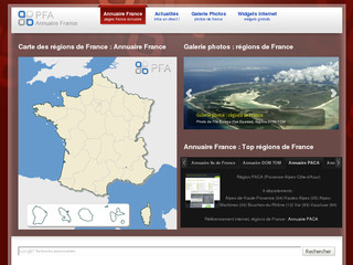 Aperçu visuel du site http://www.pages-france-annuaire.fr