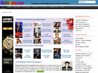 Télécharger des .kar pour votre karaoke avec Karaokar.com