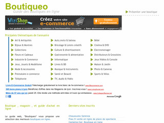 Boutique en ligne avec Boutiqueo.net