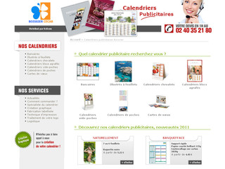 Aperçu visuel du site http://www.calendriers-publicitaires-pro.com/