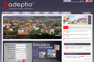 Investissement immobilier et défiscalisation avec Adeptio.fr