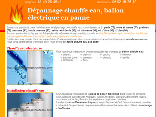 Dépannage chauffage : chauffe eau et ballon électrique - Depannagechauffeeau.com