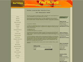 Aperçu visuel du site http://www.rest-hotels.com
