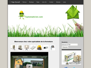 Aperçu visuel du site http://www.lautomaticien.com