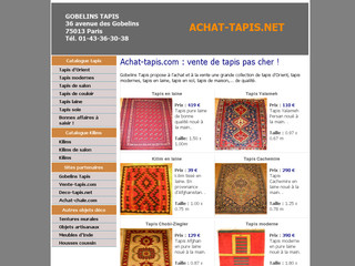 Achat-tapis.net : Acheter vos tapis laine en ligne