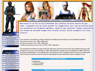 Aperçu visuel du site http://www.images2jeux.com