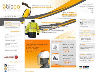 Aperçu visuel du site http://www.abisco.fr/