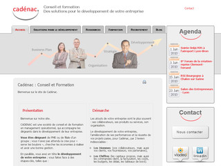 Aperçu visuel du site http://www.cadenac.com