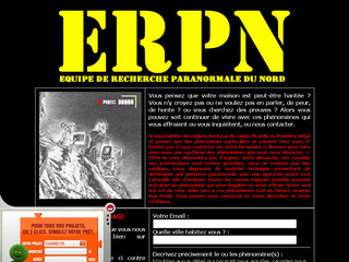 Equipe de recherche paranormale du Nord - Erpn.fr