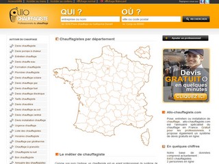 Chauffagiste en France avec Allo-chauffagiste.com