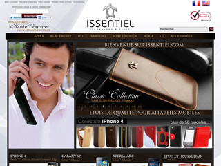 Aperçu visuel du site http://www.issentiel.com