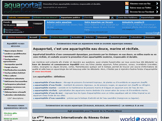 Aquariophilie Portail - Aquaportail.com