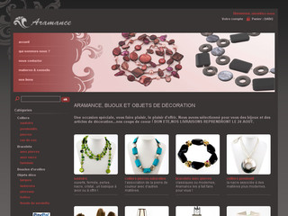 Aramance - Bijoux et objets de décoration
