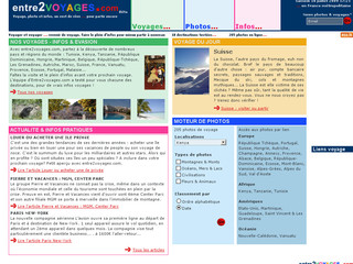 Infos - idées Voyage | Photos : montagne, mer, nature, culture : Entre2voyages.com