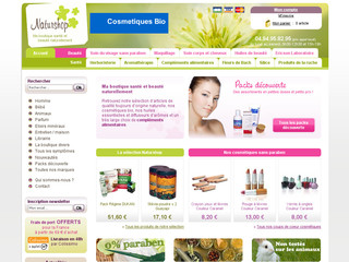 Naturshop, boutique de produits bios et cosmétiques de santé et de beauté