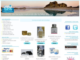 Aperçu visuel du site http://www.seaofspa-bordeaux.com