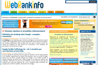 Webrankinfo - Site d'Olivier Duffez, consultant en référencement