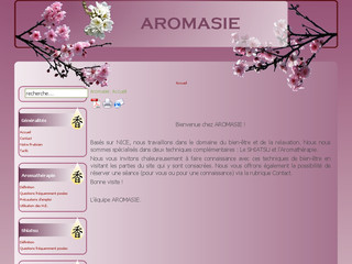 Aromasie.com - Séances de Shiatsu et d'aromathérapie