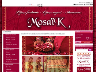 Mosaik, la boutique de bijoux indiens - Bijouxindiens.net