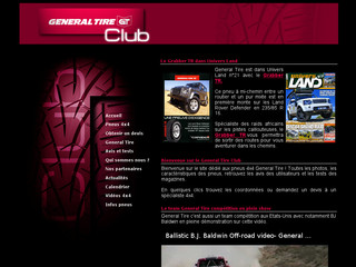 Pneus 4x4 General Tire - Gt-club.fr