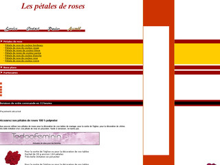 Aperçu visuel du site http://www.les-petales-de-roses.com