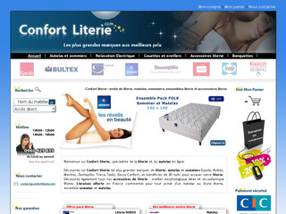Confort literie, vente de literie et matelas - Confortliterie.com