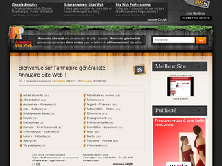 Aperçu visuel du site http://www.annuairesiteweb.fr