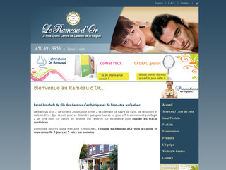 Aperçu visuel du site http://www.rameau-dor.com