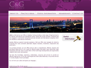 Aperçu visuel du site http://www.cglawoffice.net/fr/